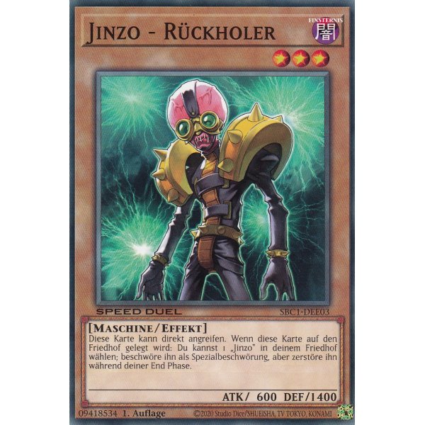 Jinzo - R&uuml;ckholer SBC1-DEE03