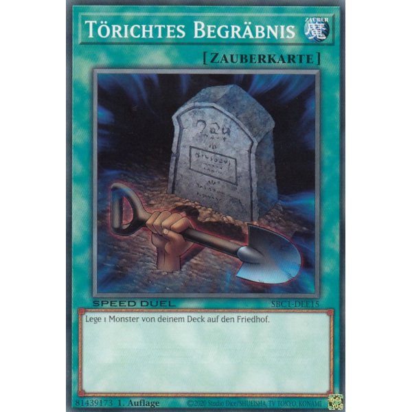 T&ouml;richtes Begr&auml;bnis SBC1-DEE15