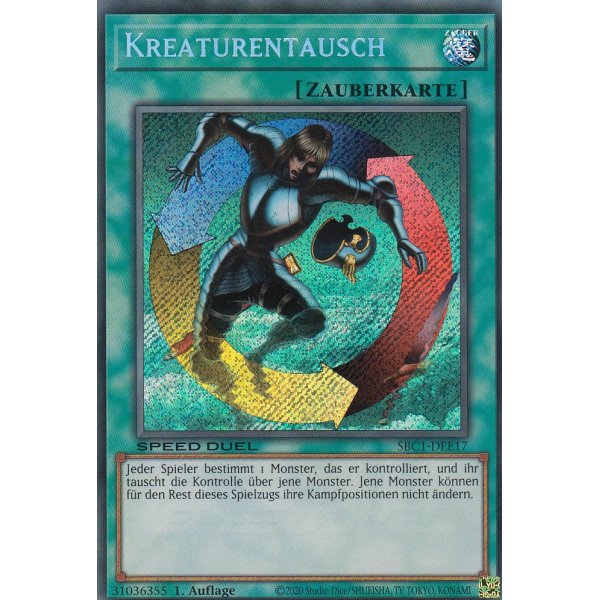 Kreaturentausch (Secret Rare) SBC1-DEE17-Secret-Rare