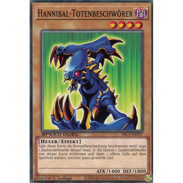 Hannibal-Totenbeschw&ouml;rer SBC1-DEF07