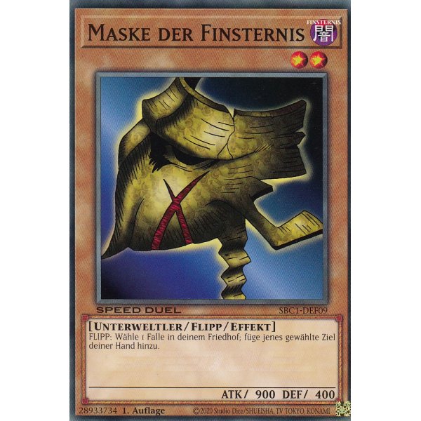 Maske der Finsternis SBC1-DEF09