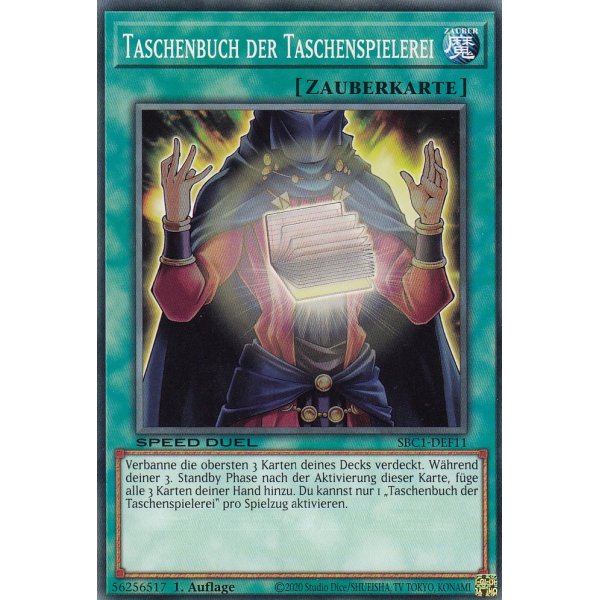 Taschenbuch der Taschenspielerei SBC1-DEF11