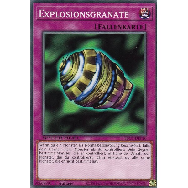 Explosionsgranate SBC1-DEF16