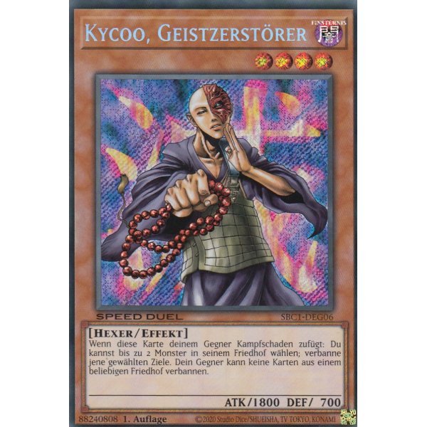 Kycoo, Geistzerst&ouml;rer (Secret Rare) SBC1-DEG06-Secret-Rare