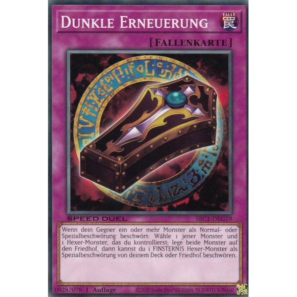 Dunkle Erneuerung SBC1-DEG19