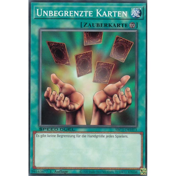 Unbegrenzte Karten SBC1-DEH13