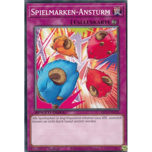 Spielmarken-Ansturm SBC1-DEH18