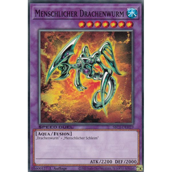 Menschlicher Drachenwurm SBC1-DEH19