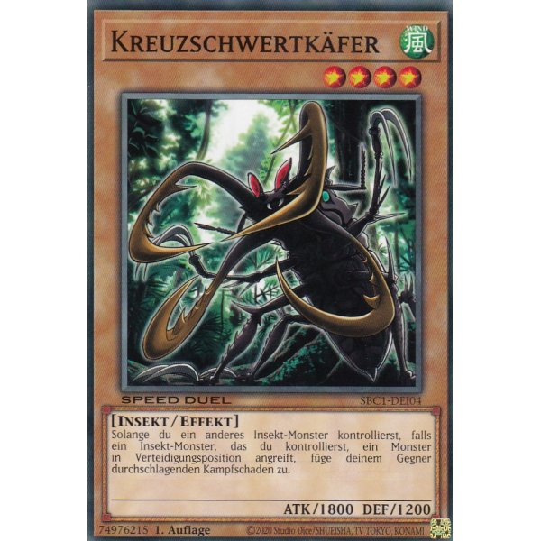 Kreuzschwertk&auml;fer SBC1-DEI04