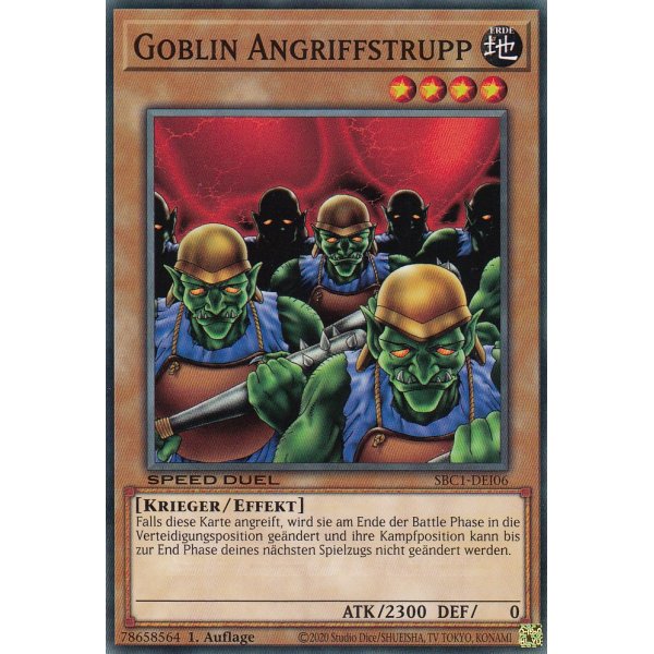 Goblin Angriffstrupp SBC1-DEI06