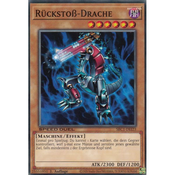 R&uuml;cksto&szlig;-Drache SBC1-DEI23