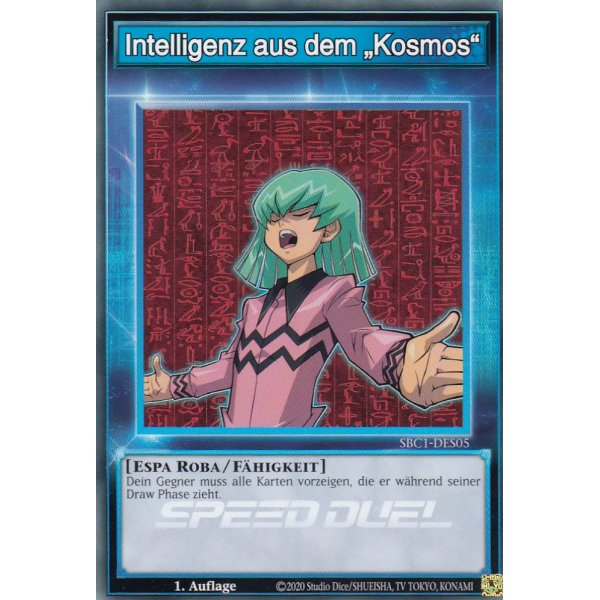 Intelligenz aus dem &quot;Kosmos&quot; SBC1-DES05