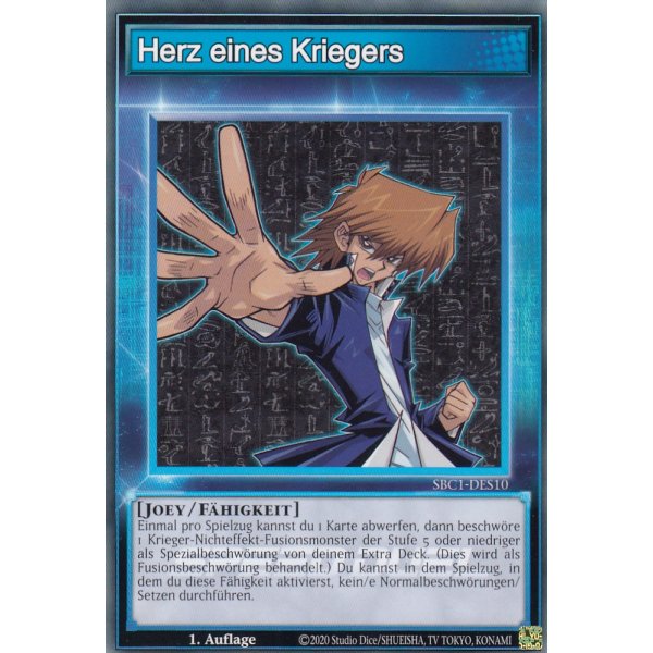 Herz eines Kriegers SBC1-DES10