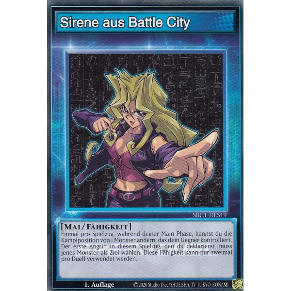 Sirene aus Battle City SBC1-DES19