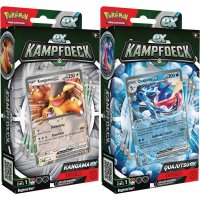 Pokemon Beide ex Kampf Decks - Kangama &amp; Quajutsu (2 Decks, deutsch)