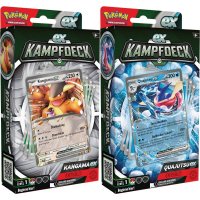 Pokemon Beide ex Kampf Decks - Kangama & Quajutsu (2 Decks, deutsch)