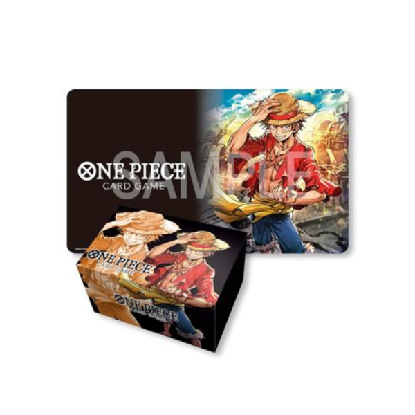 One Piece Card Game - Playmat and Storage Box Set - Monkey.D.Luffy