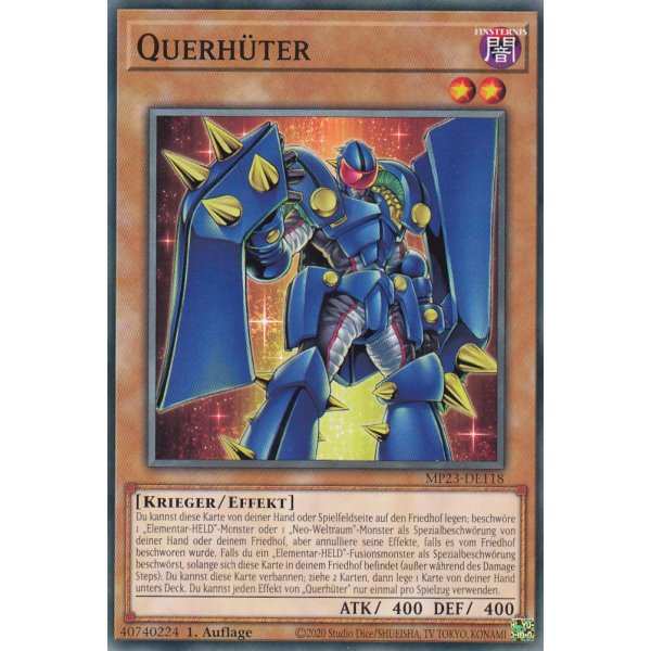 Querh&uuml;ter MP23-DE118