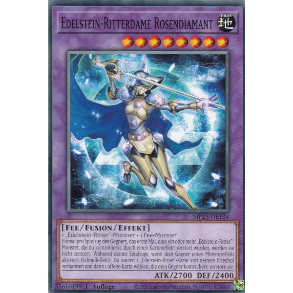 Edelstein-Ritterdame Rosendiamant MP23-DE134