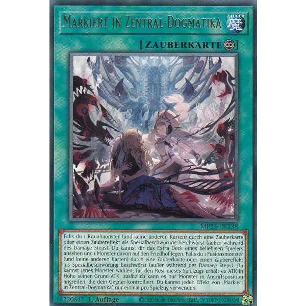 Markiert in Zentral-Dogmatika MP23-DE138