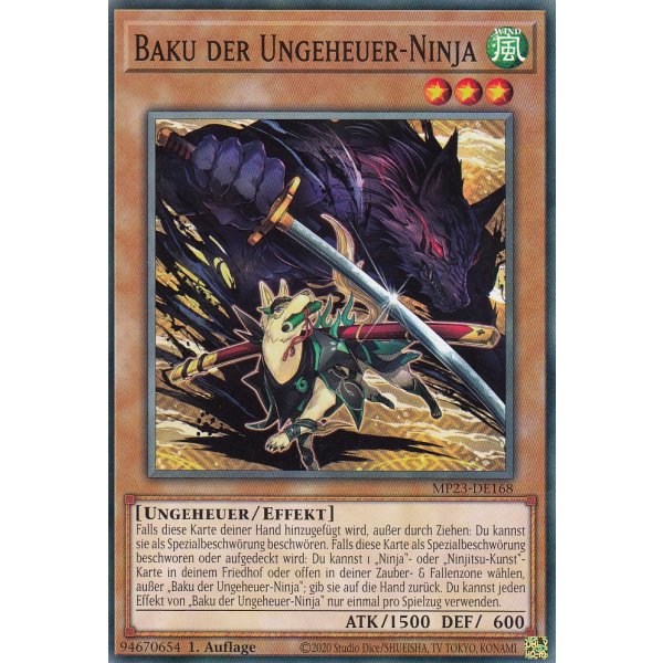Baku der Ungeheuer-Ninja MP23-DE168