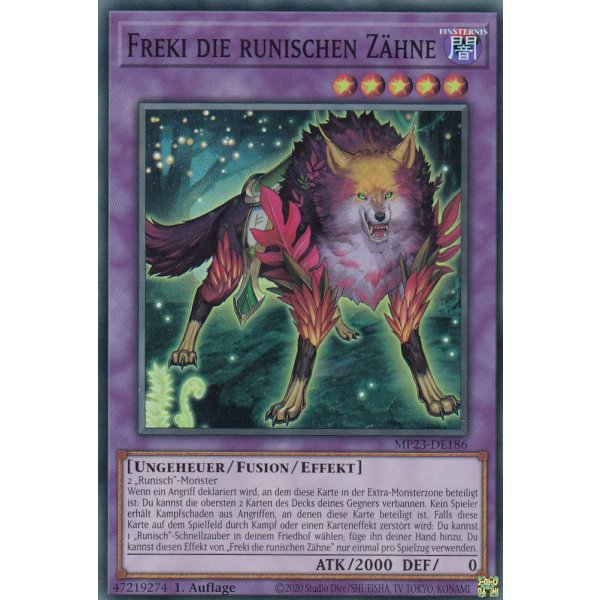Freki die runischen Z&auml;hne MP23-DE186