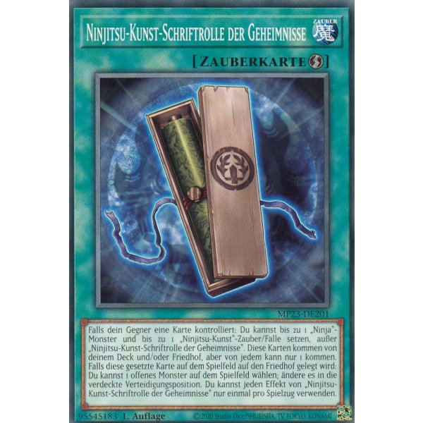 Ninjitsu-Kunst-Schriftrolle der Geheimnisse MP23-DE201