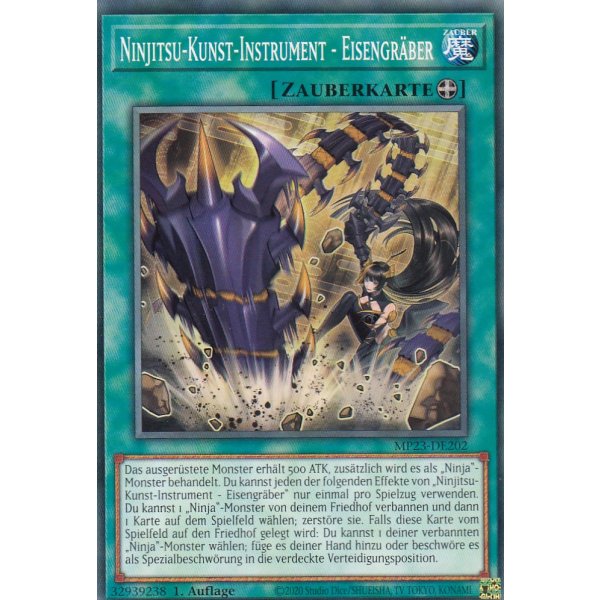 Ninjitsu-Kunst-Instrument - Eisengr&auml;ber MP23-DE202