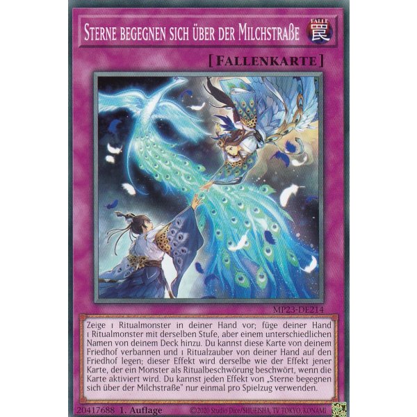 Sterne begegnen sich &uuml;ber der Milchstra&szlig;e MP23-DE214