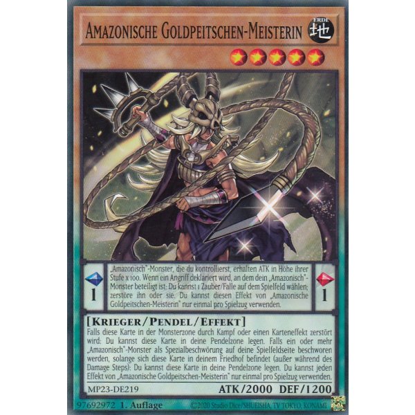 Amazonische Goldpeitschen-Meisterin MP23-DE219