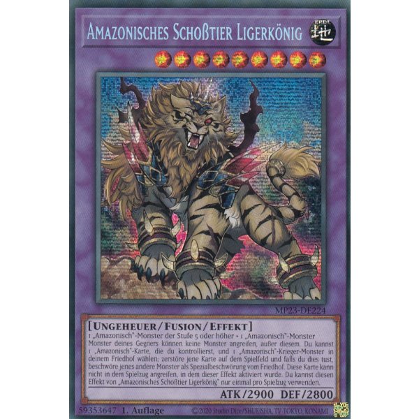 Amazonisches Scho&szlig;tier Ligerk&ouml;nig MP23-DE224