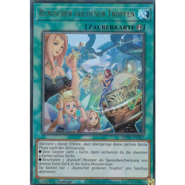 Runischer goldener Tropfen MP23-DE247