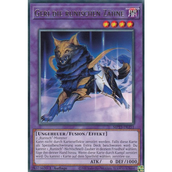 Geri die runischen Z&auml;hne MP23-DE251