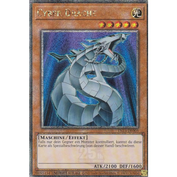 Cyber Drache (Quarter Century Secret Rare) TN23-DE005-Quarter Century Secret-Rare