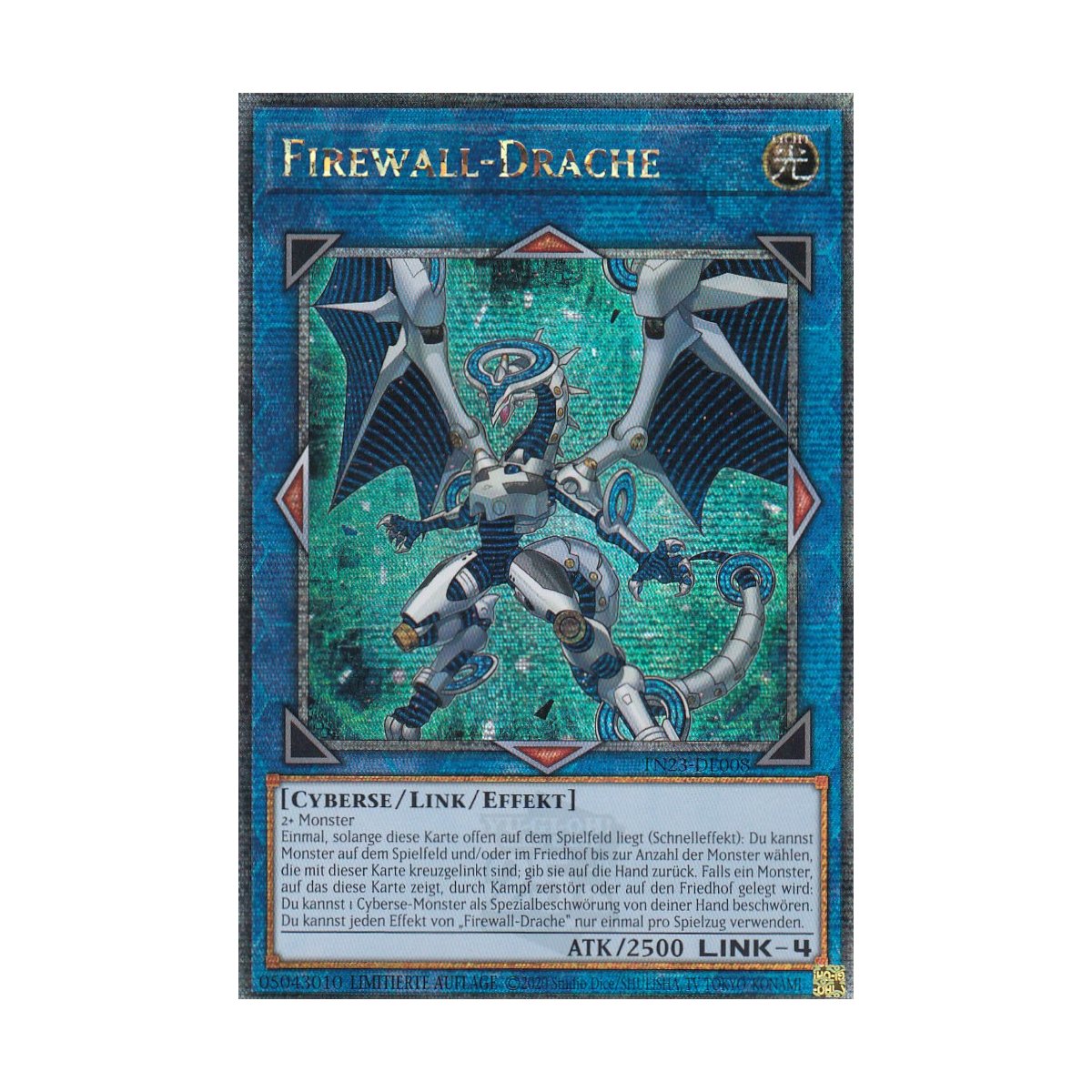 Firewall-Drache (Quarter Century Secret Rare) TN23-DE008-Quarter 