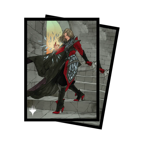 Magic Wilds of Eldraine Sleeves - Rowan, Scion of War (100 H&uuml;llen) von Ultra Pro