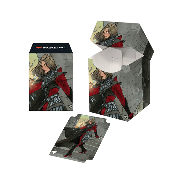 Magic Wilds of Eldraine Deck Box - Rowan, Scion of War (100+ Deck Box) von Ultra Pro