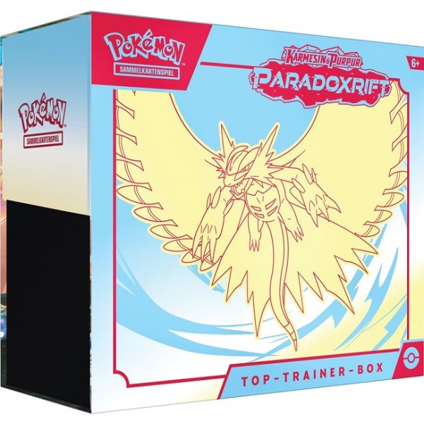 Karmesin &amp; Purpur Paradoxrift Top Trainer Box Donnersichel (deutsch)