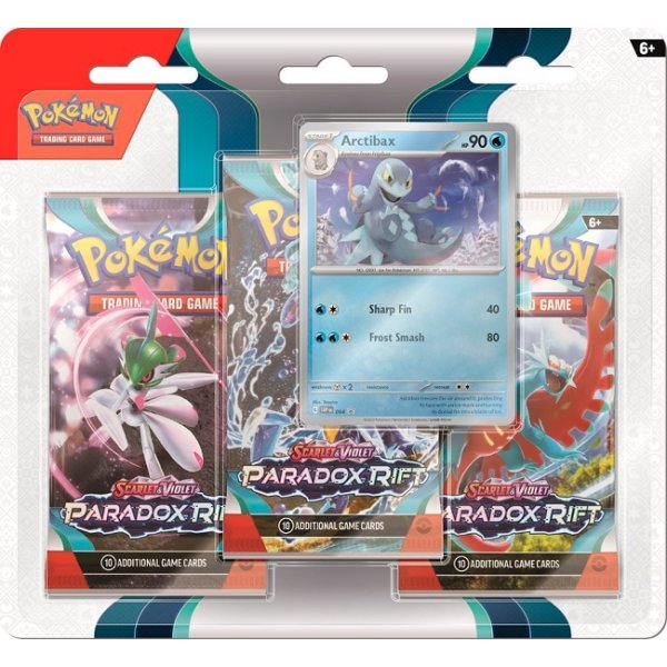 Scarlet &amp; Violet Paradox Rift 3-Pack Blister - Arctibax (englisch)