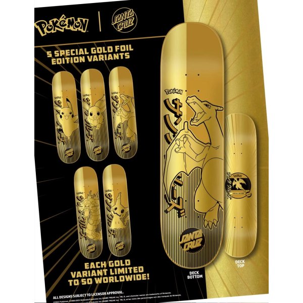 Santa Cruz x Pokemon Blind Bag Skateboard Decks (Limited Edition)