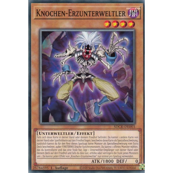Knochen-Erzunterweltler SDCK-DE003