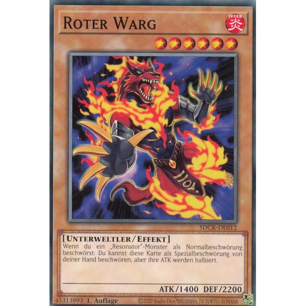 Roter Warg SDCK-DE012