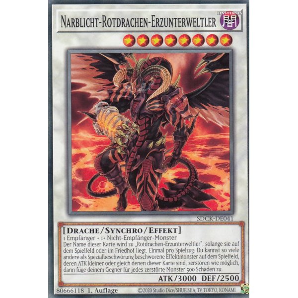 Narblicht-Rotdrachen-Erzunterweltler SDCK-DE041