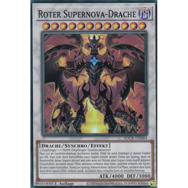 Roter Supernova-Drache SDCK-DE044