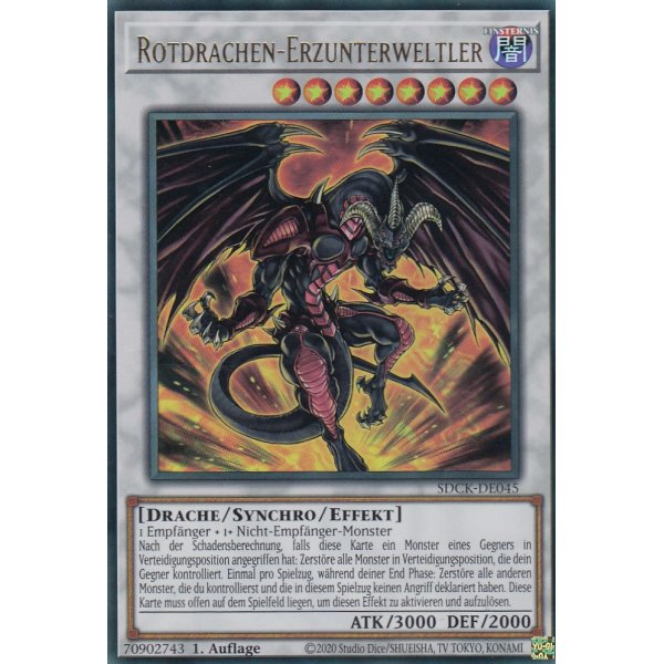 Rotdrachen-Erzunterweltler SDCK-DE045