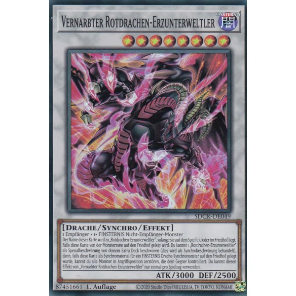 Vernarbter Rotdrachen-Erzunterweltler SDCK-DE049