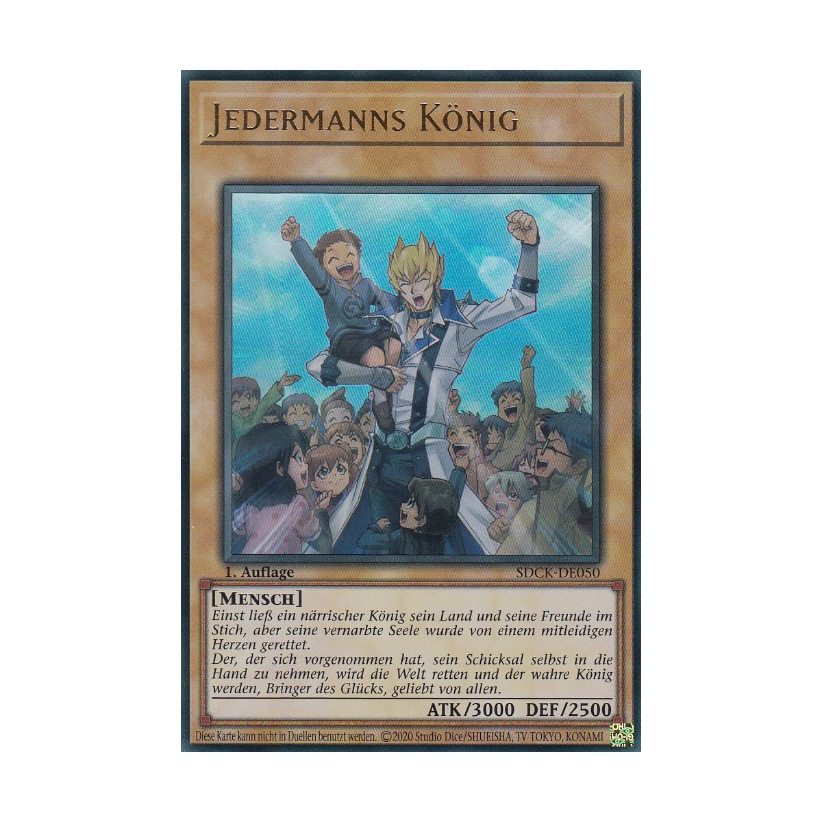 YU-GI-OH! Struktur-Deck 'Kings Of Fire' – Französische Version, Inkl. Spielmatte