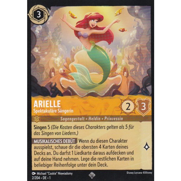 Arielle - Spektakul&auml;re S&auml;ngerin Holo 2/204