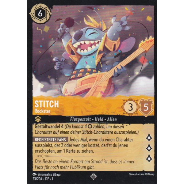 Stitch - Rockstar Holo 23/204