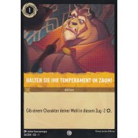 Halten Sie Ihr Temperament Im Zaum! 26/204